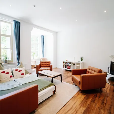 Апартаменты Levin: 120m², Bis 8 Pers, Free Wifi & Parken Dornburg-Camburg