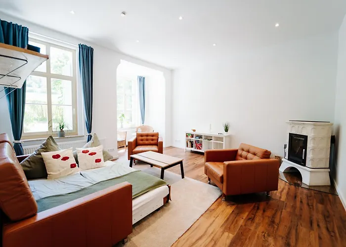 Апартаменты Levin: 120m², Bis 8 Pers, Free Wifi & Parken Dornburg-Camburg