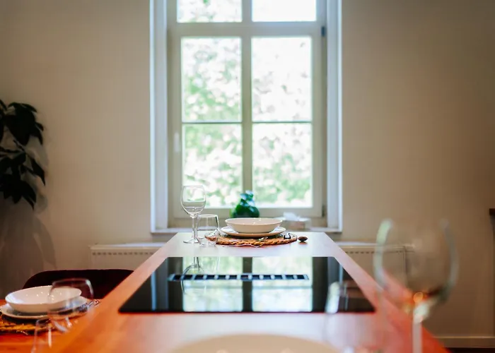 Levin: 120m², Bis 8 Pers, Free Wifi & Parken Апартаменты Dornburg-Camburg